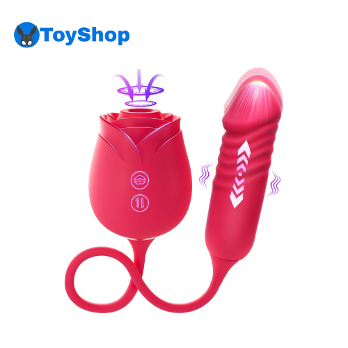 Rose Vibrator Dildo